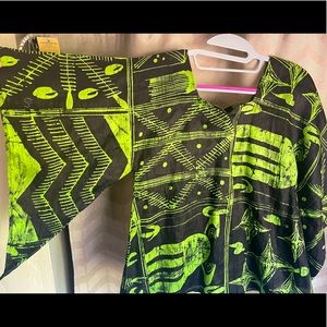 Handmade blouse, size small to medium, super cool designs